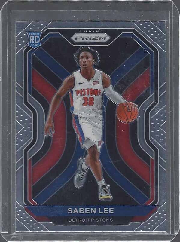 SABEN LEE 2020-21 PANINI PRIZM PISTONS TRUE ROOKIE RC #261