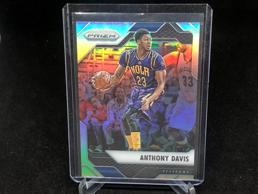 ANTHONY DAVIS 2016-17 PANINI PRIZM SILVER PRIZM # 191