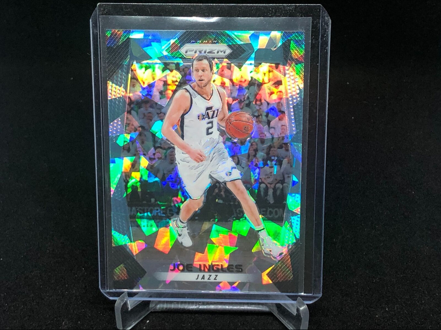 JOE INGLES 2017-18 PANINI PRIZM LIGHT BLUE CRACKED ICE PRIZM #D 81/99