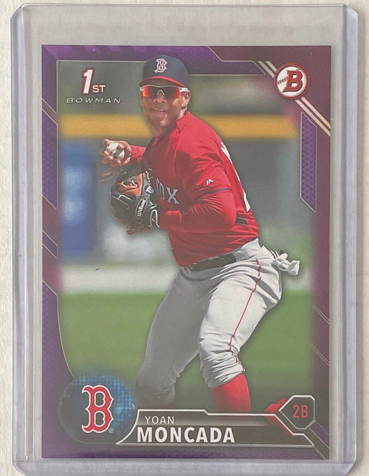 YOAN MONCADA 2016 BOWMAN PAPER 1ST PROSPECT PURPLE #D 140/250