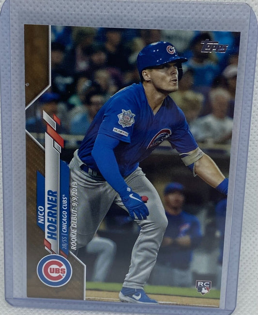 NICO HOERNER 2020 TOPPS UPDATE SERIES GOLD RC #D 197/2020