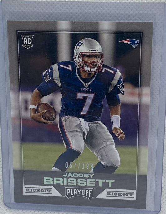 JACOBY BRISSETT 2016 PANINI PLAYOFF KICKOFF RC #D 57/199