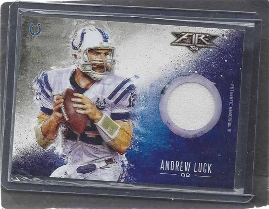 ANDREW LUCK 2014 TOPPS FIRE COLTS JERSEY