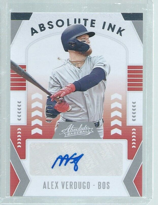 ALEX VERDUGO 2020 PANINI ABSOLUTE INK AUTO #D 41/71