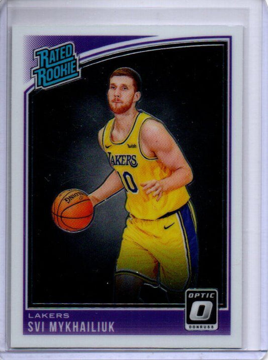 SVI MYKHAILIUK 2018-19 PANINI DONRUSS OPTIC TRUE ROOKIE RC #193