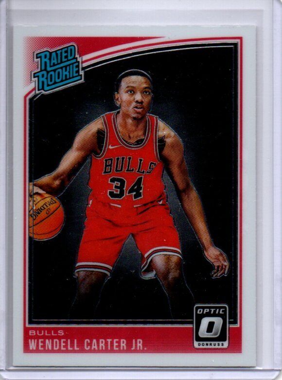 WENDELL CARTER JR. 2018-19 PANINI DONRUSS OPTIC TRUE ROOKIE RC #170