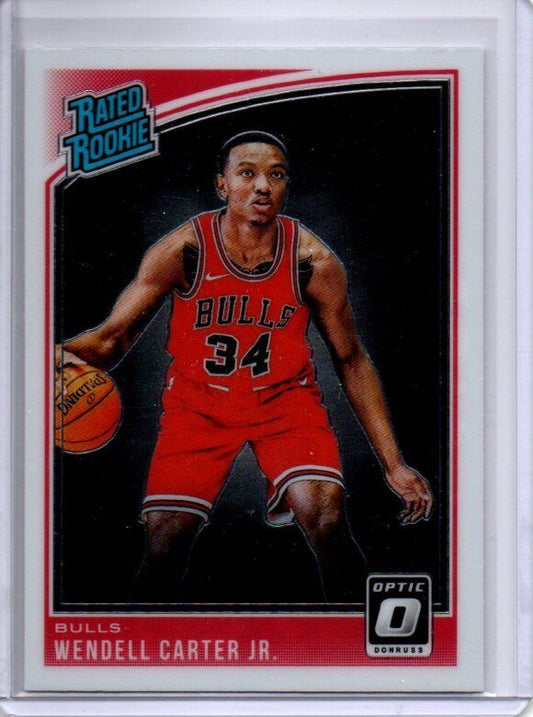 WENDELL CARTER JR. 2018-19 PANINI DONRUSS OPTIC TRUE ROOKIE RC #170