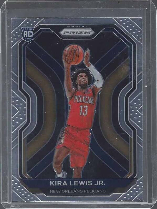KIRA LEWIS JR 2020-21 PANINI PRIZM PELICANS TRUE ROOKIE RC #272