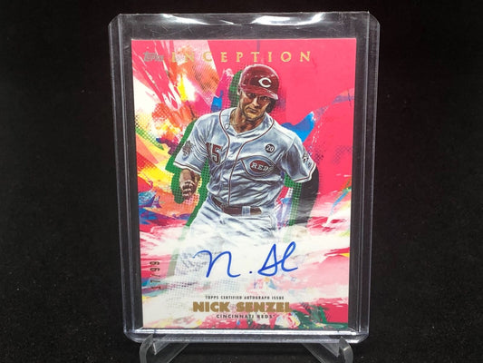 NICK SENZEL 2020 TOPPS INCEPTION PINK ON CARD AUTO #D 17/99