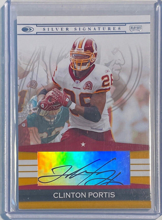 CLINTON PORTIS 2008 DONRUSS PLAYOFF SILVER SIGNATURES AUTO #SS-CP