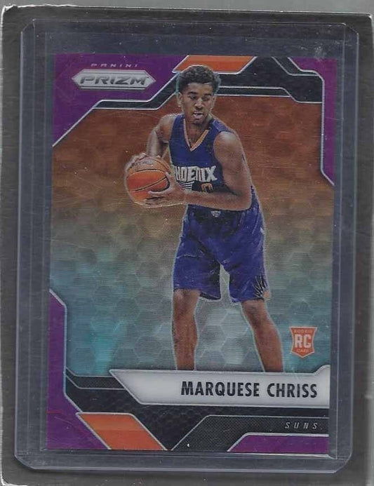 MARQUESE CHRISS 2016-17 PANINI PRIZM PURPLE PRIZMS SUNS ROOKIE RC #D 70/75