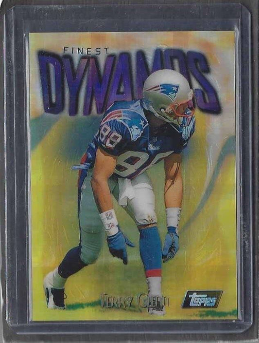 TERRY GLENN 1997 TOPPS FINEST DYNAMOS ATOMIC REFRACTOR RARE #168