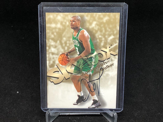 ANTOINE WALKER 1998-99 SKYBOX AUTOGRAPHICS ON CARD AUTO