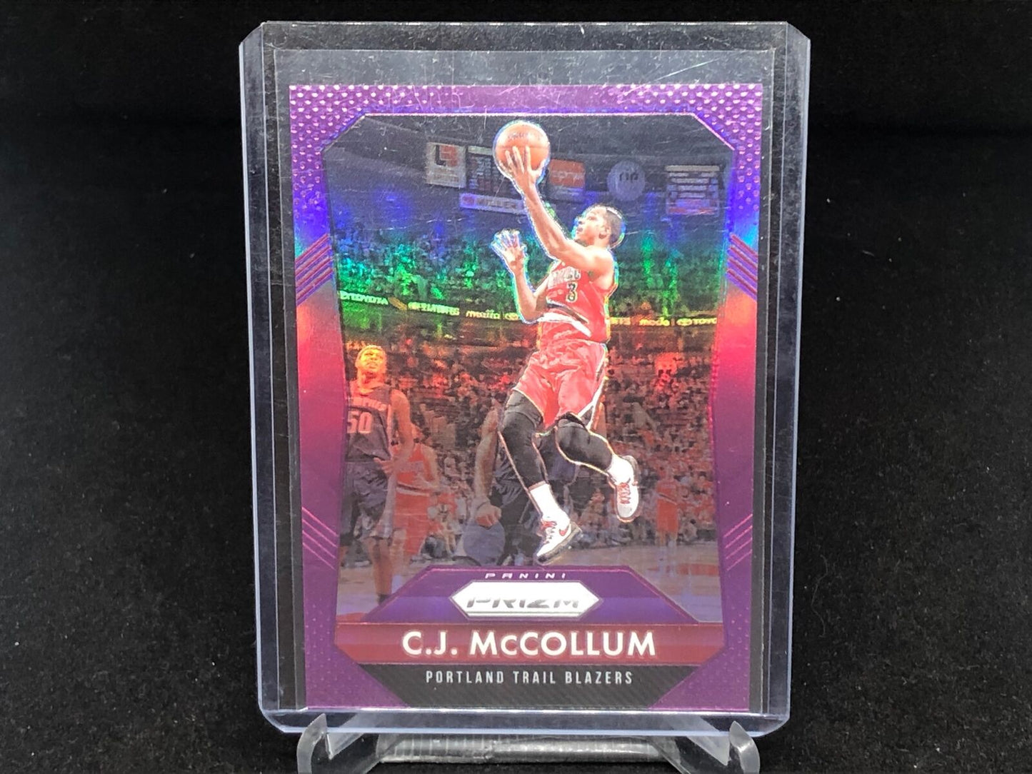 CJ MCCOLLUM 2015-16 PANINI PRIZM PURPLE PRIZM #D 93/99