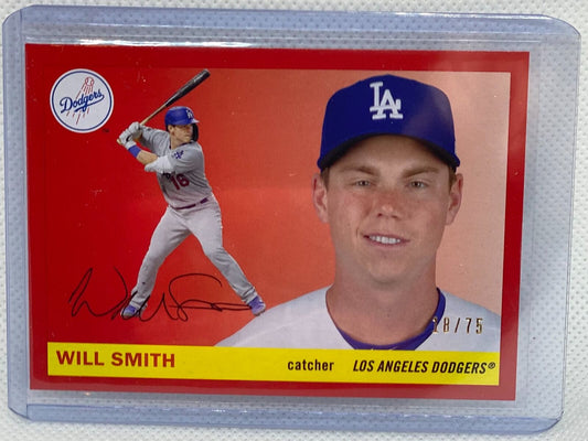 WILL SMITH 2020 TOPPS ARCHIVES RED #D 18/75