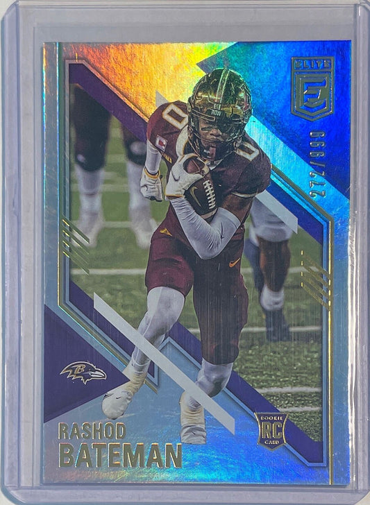 RASHOD BATEMAN 2021 PANINI DONRUSS ELITE ROOKIE RC #D 272/999