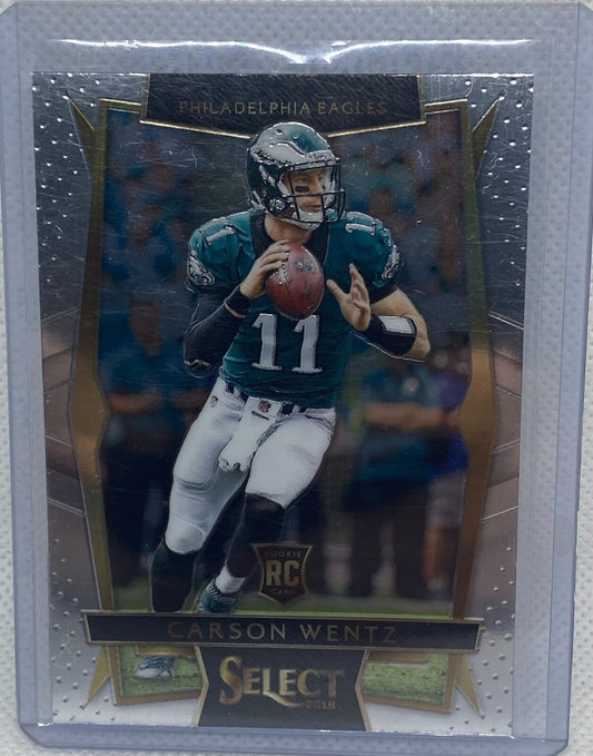 CARSON WENTZ 2016 PANINI SELECT ROOKIE RC #20