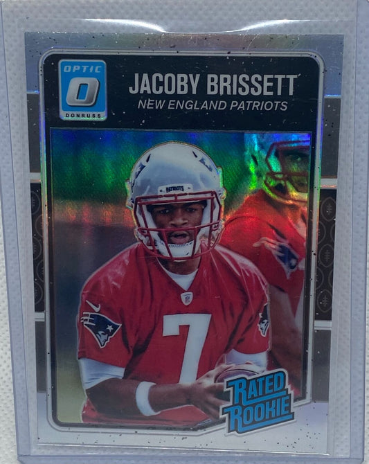 JACOBY BRISSETT 2016 PANINI DONRUSS OPTIC SILVER HOLO RATED ROOKIE RC #170