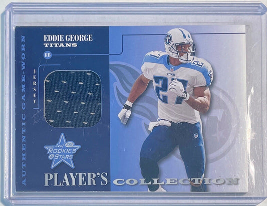 EDDIE GEORGE 2001 LEAF ROOKIES & STARS PLAYERS COLLECTION JERSEY #D 37/100