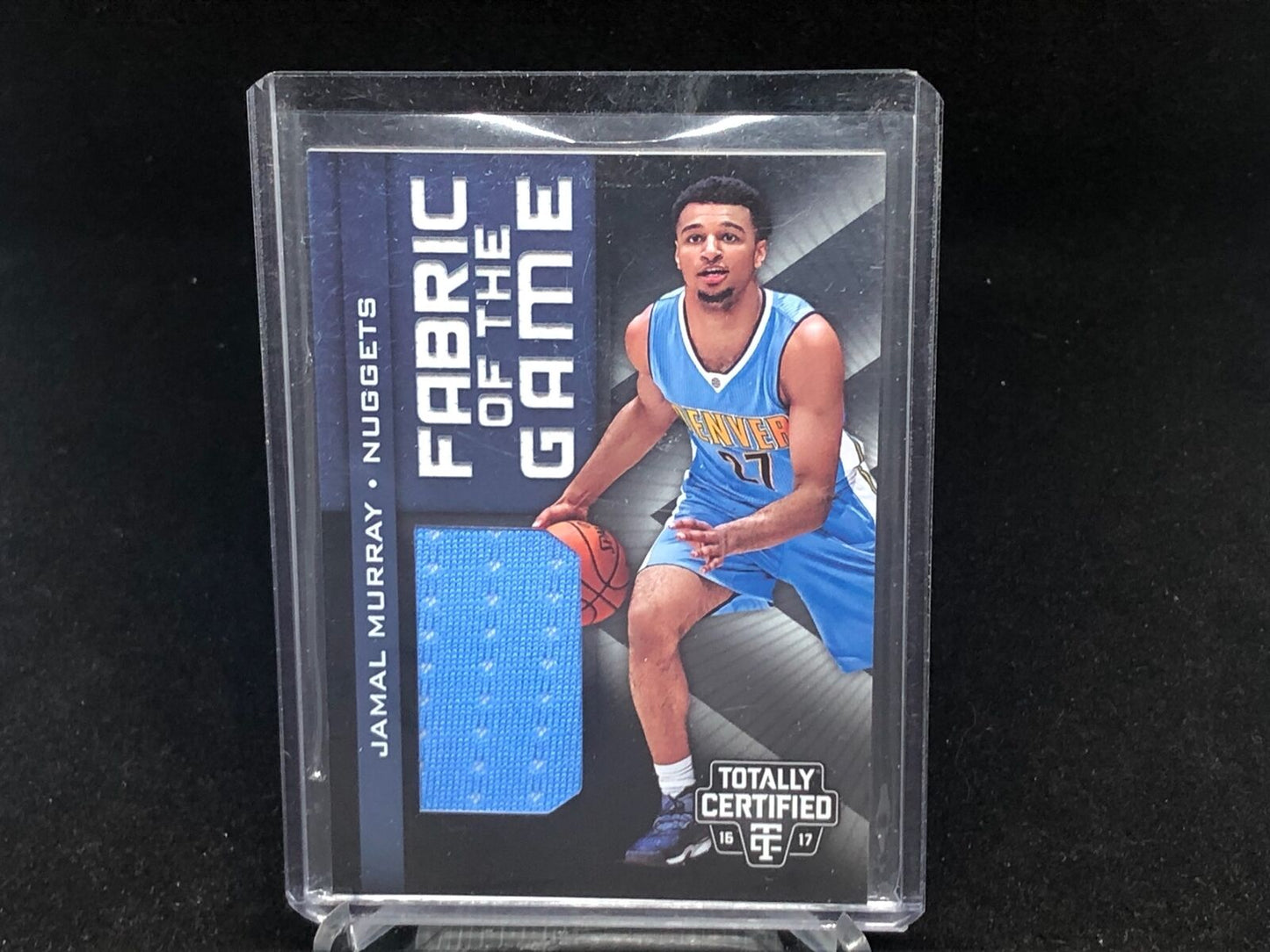 JAMAL MURRAY 2016-17 PANINI TOTALLY CERTIFIED FABRIC OF THE GM JERSEY RC #28