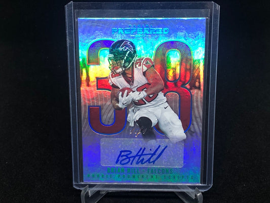 BRIAN HILL 2017 PANINI PREFERRED PROMINENT SCRIPTS AUTO RC #D 1/1