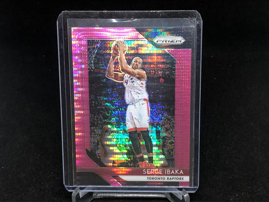 SERGE IBAKA 2018-19 PANINI PRIZM PINK PULSAR PRIZMS #D 34/42