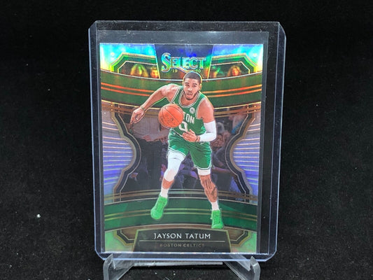 JAYSON TATUM 2019-20 PANINI SELECT CONCOURSE SILVER PRIZM # 54