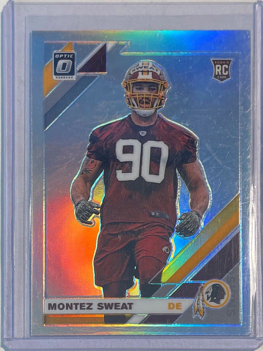 MONTEZ SWEAT 2019 PANINI DONRUSS OPTIC HOLO SILVER PRIZM ROOKIE RC #110