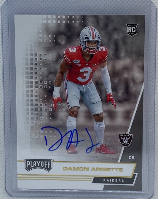 DAMON ARNETTE 2020 PANINI PLAYOFF ROOKIE AUTO RC #281