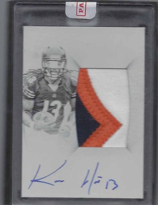 KEVIN WHITE 2016 NATIONAL TREASURES BLACK PRINTING PLATE RPA PATCH AUTO RC 1/1