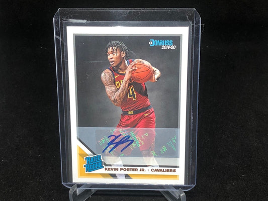 KEVIN PORTER JR 2019-20 PANINI DONRUSS RATED ROOKIE AUTO RC # 228