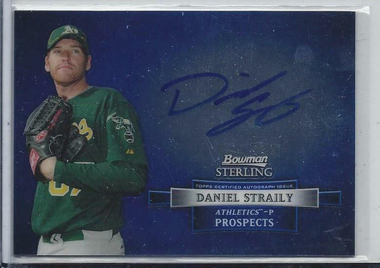 DANIEL DAN STRAILY 2012 BOWMAN STERLING ON CARD PROSPECT AUTO