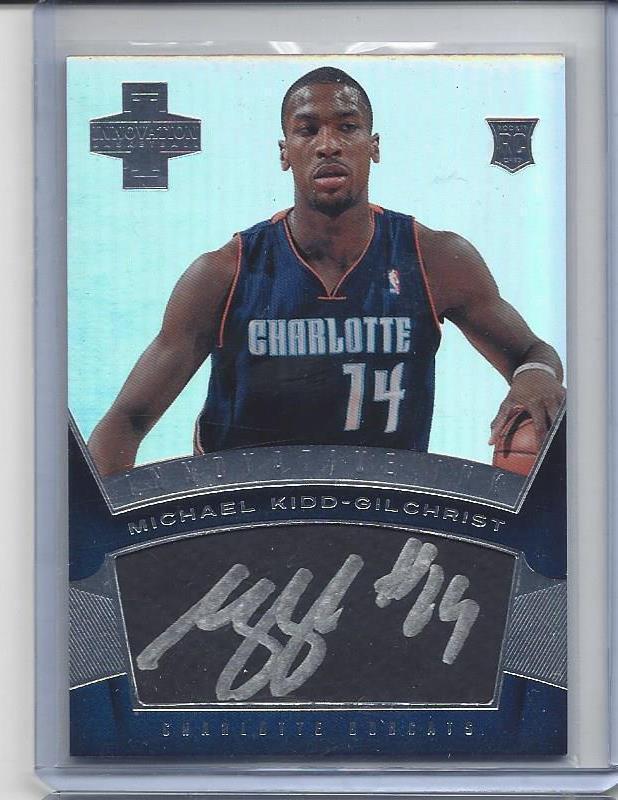 MICHAEL KIDD GILCHRIST 2012-13 PANINI INNOVATION INNOVATIVE INK ON CARD RC AUTO