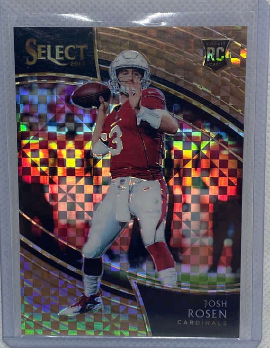 JOSH ROSEN 2018 PANINI SELECT FIELD LEVEL COPPER PRIZM RC #D /75