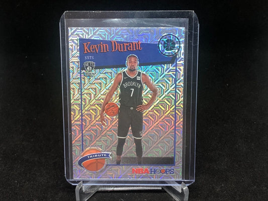 KEVIN DURANT 2019-20 PANINI HOOPS PREMIUM STOCK MOJO PRIZM # 284