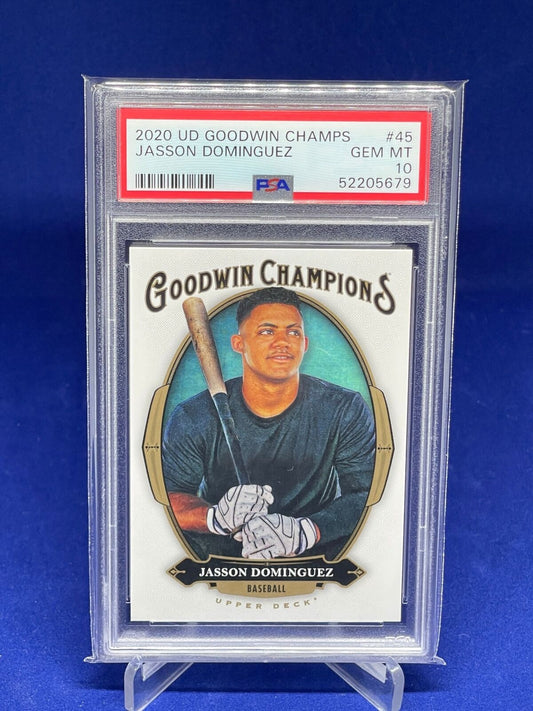 JASSON DOMINGUEZ 2020 GOODWIN CHAMPIONS PROSPECT #45 PSA 10 GEM MINT