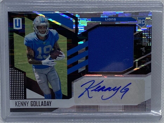 KENNY GOLLADAY 2017 PANINI UNPARALLELED JERSEY ROOKIE AUTO RC #D /199