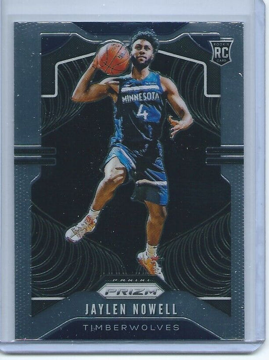 JAYLEN NOWELL 2019-20 PANINI PRIZM TRUE ROOKIE RC #281