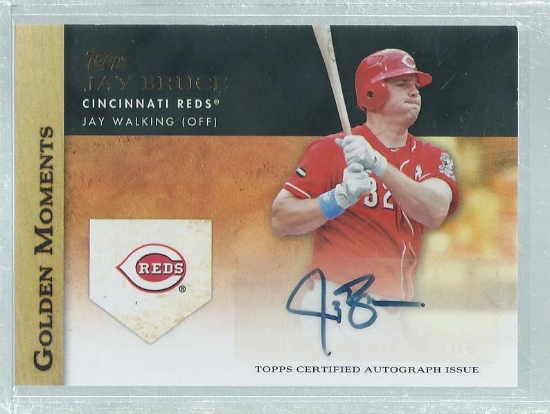 JAY BRUCE 2012 TOPPS GOLDEN MOMENTS AUTO