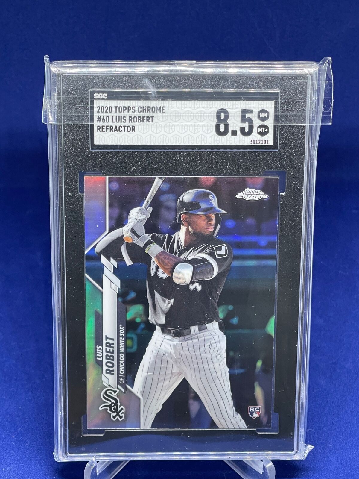 LUIS ROBERT 2020 TOPPS CHROME REFRACTOR ROOKIE RC #60 SGC 8.5