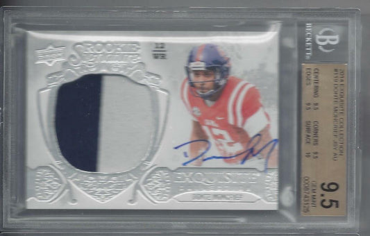 DONTE MONCRIEF 2014 UD EXQUISITE RPA 2 CLR PATCH AUTO RC /110 BGS 9.5 10 POP 2