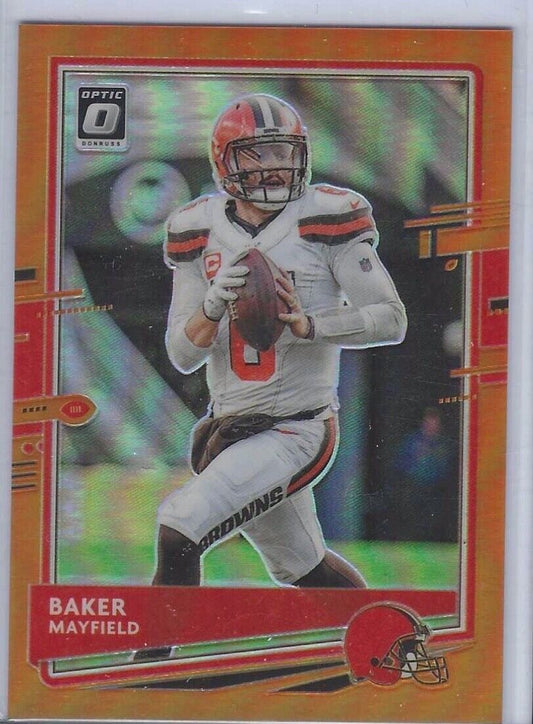 BAKER MAYFIELD 2020 DONRUSS OPTIC ORANGE HOLO #D /199