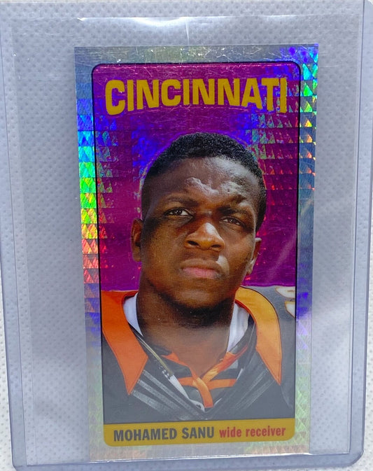 MOHAMED SANU 2012 TOPPS CHROME TALL BOY HYPER REFRACTOR #D 20/50