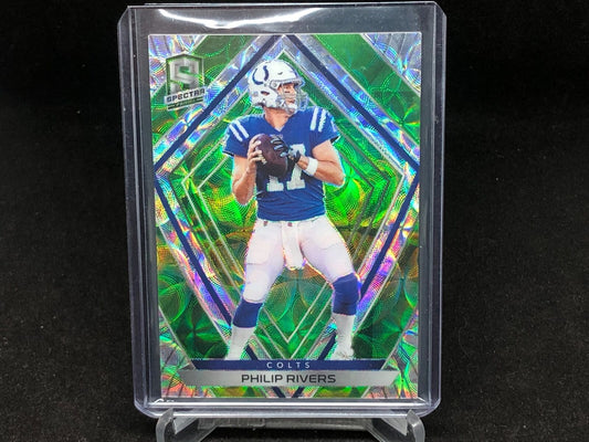 PHILIP RIVERS 2020 PANINI SPECTRA GREEN SCOPE PRIZM #D 30/35