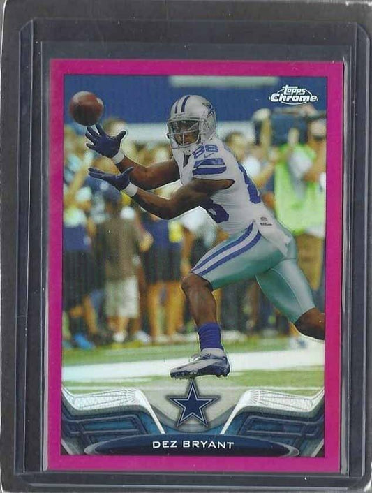 DEZ BRYANT 2013 TOPPS CHROME PINK REFRACTOR COWBOYS #D 147/399