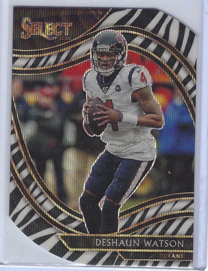 DESHAUN WATSON 2020 PANINI SELECT ZEBRA DIE CUT FIELD LEVEL SSP #328