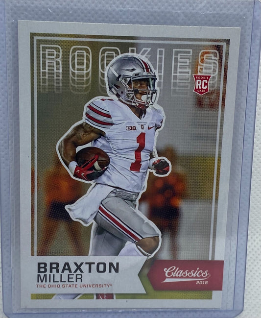 BRAXTON MILLER 2016 CLASSICS ROOKIE BLANK BACK SSP RARE RC