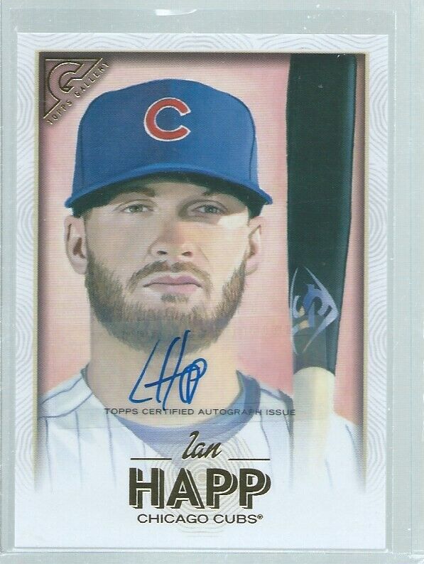 IAN HAPP 2018 TOPPS GALLERY ON CARD AUTO #102