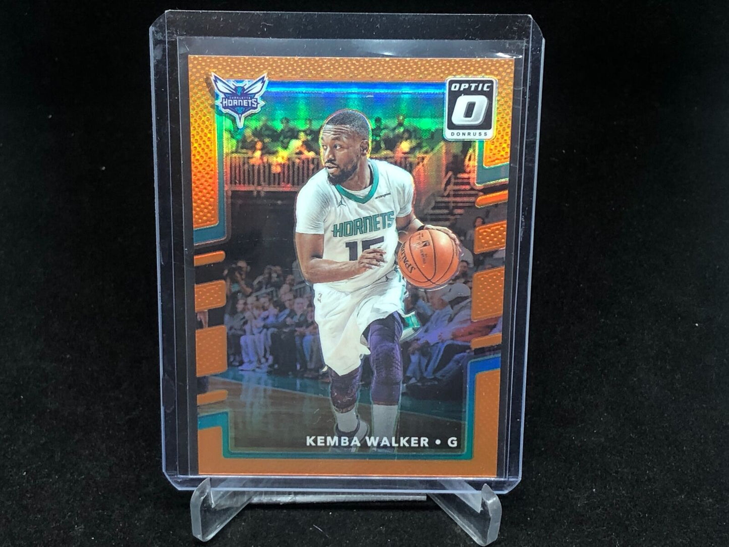 KEMBA WALKER 2017-18 PANINI DONRUSS OPTIC ORANGE HOLO #D /199