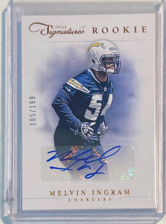 MELVIN INGRAM 2012 PRIME SIGNATURES ROOKIE AUTO RC #D 105/199
